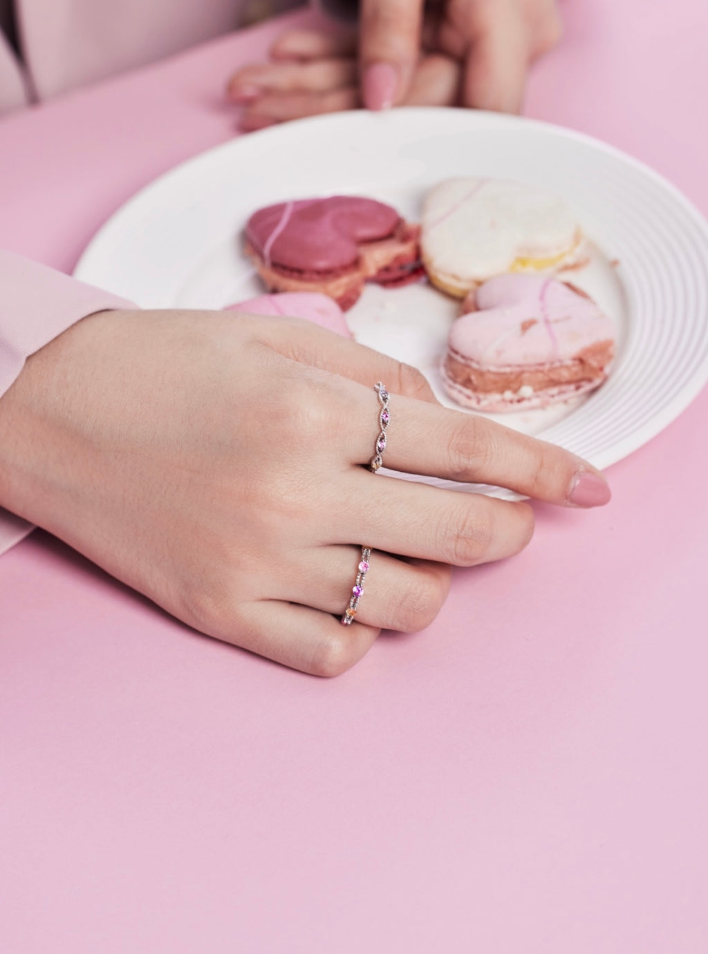 925 Sterling Silver Multi-color Band